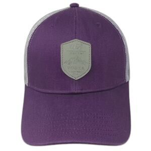 Baseball Cap Hat Purple Gray One Size 44 North Vodka Idaho Mesh Snapback